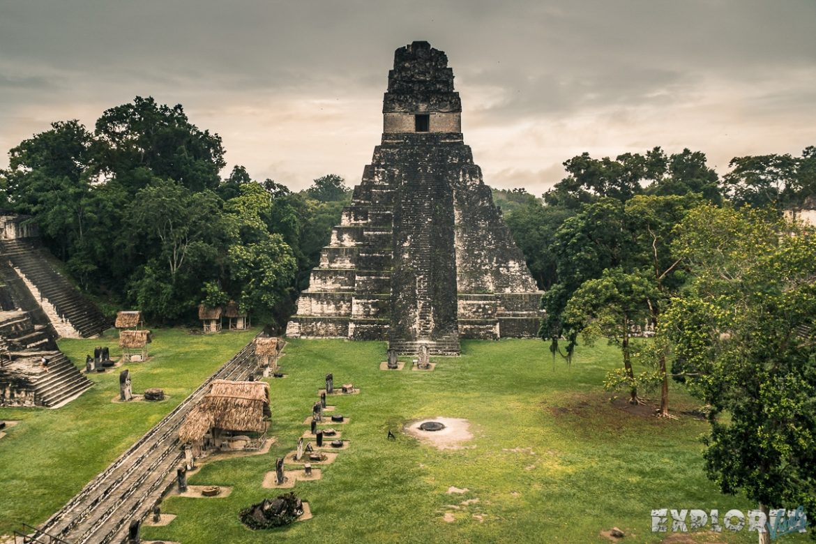 Guatemala Flores Tikal Temple Ruins Backpacker Backpacking Travel