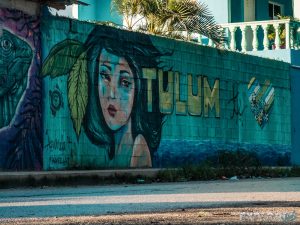 Mexico Tulum Graffiti Backpacking Backpacker Travel