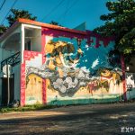 Mexico Tulum Graffiti Ganesha Backpacking Backpacker Travel