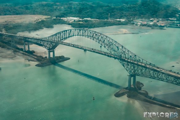 Panama City Canal Bridge Backpacking Backpacker Travel