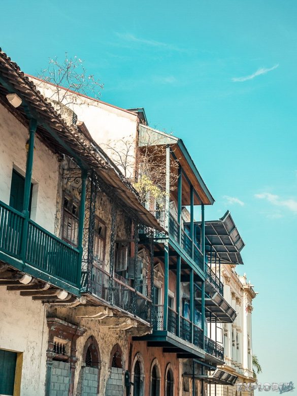 Panama City Casco Viejo Balcony Backpacking Backpacker Travel