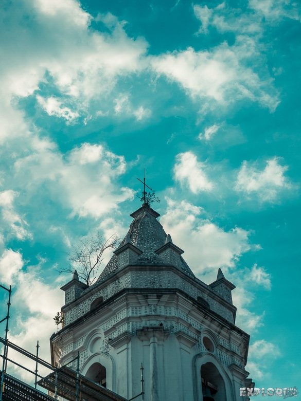 Panama City Casco Viejo Churchtower Backpacking Backpacker Travel