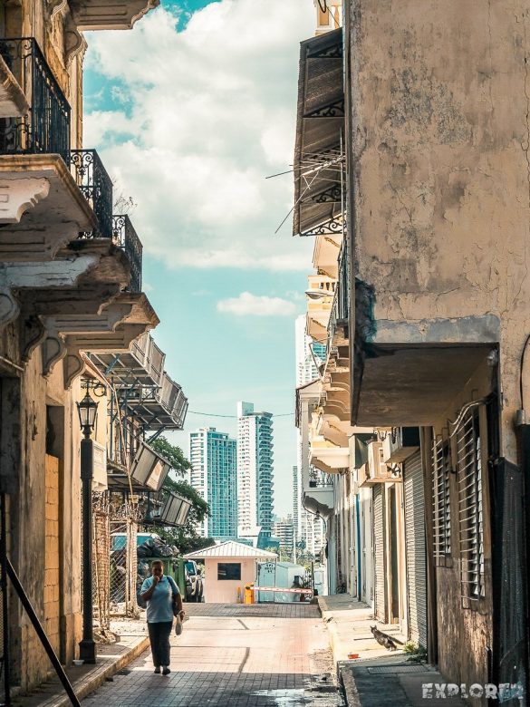 Panama City Casco Viejo Skyline Backpacking Backpacker Travel