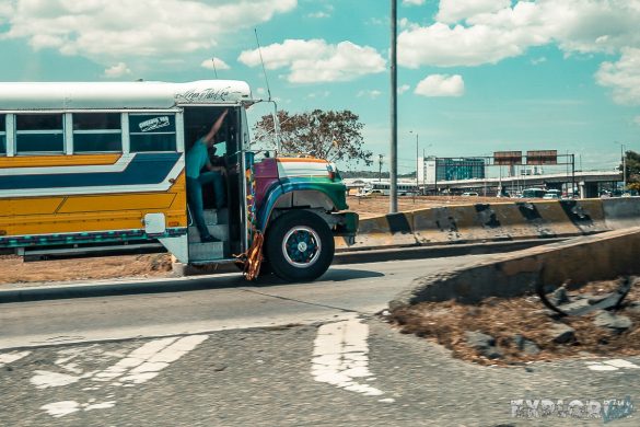 Panama City Chickenbus Backpacker Backpacking Travel