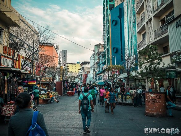 Panama City Pedestrian Street Backpacking Backpacker Travel