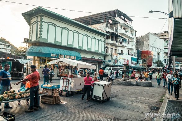 Panama City Pedestrian Street Market Backpacker Backpacking Travel