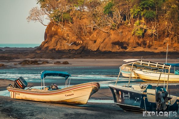 Panama Santa Catalina Sunrise Boats Backpacking Backpacker Travel