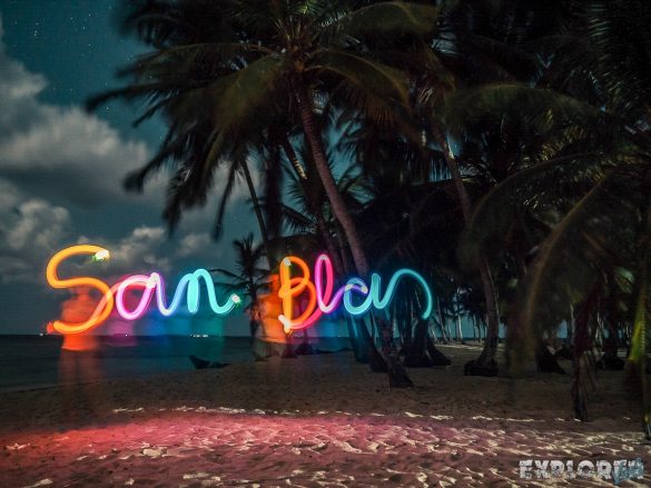 Panama San Blas Kuna Yala Isla Aroma Lightpainting Backpacking Backpacker Travel