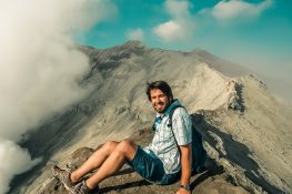 Indonesia Probolinggo Mount Bromo Caldera Backpacking Backpacker Travel