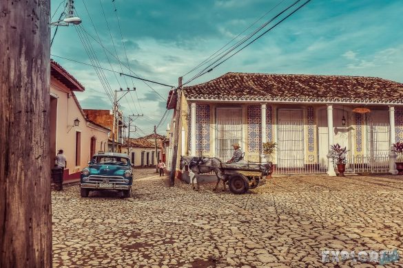 cuba trinidad streets oldtimer backpacker backpacking travel