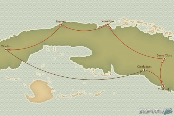 Route Cuba Vinales Cienfuegos Backpacking Backpacker Travel