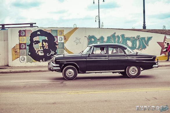 cuba havana oldtimer graffiti backpacker backpacking travel