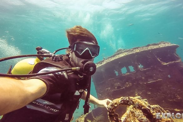 cuba varadero beach scuba dive caribe wreck backpacker backpacking travel