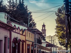 Mexico San Cristobal De Las Casas Streets Backpacker Backpacking Travel