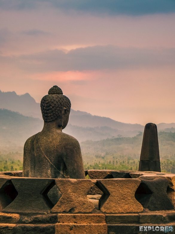 Indonesia Yogyakarta Borobudur Budda Sunset Temple Backpacking Backpacker Travel