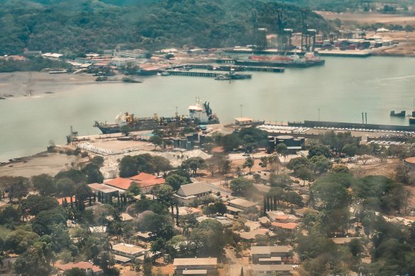 Panama City Canal Airplane Backpacker Backpacking Travel 2
