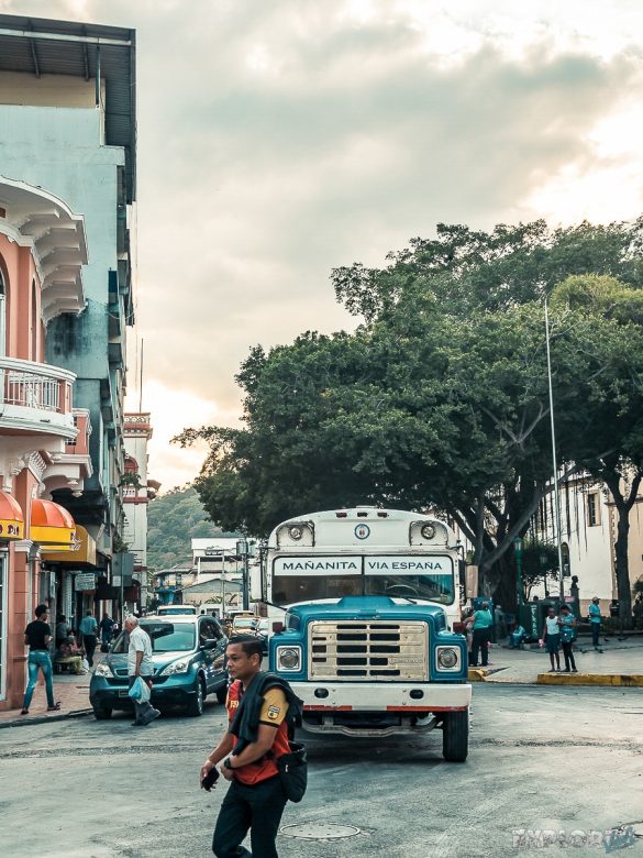 Panama City Chickenbus Backpacker Backpacking Travel