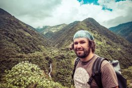 Ecuador Banos Canyon Waterfall Backpacking Backpacker Travel