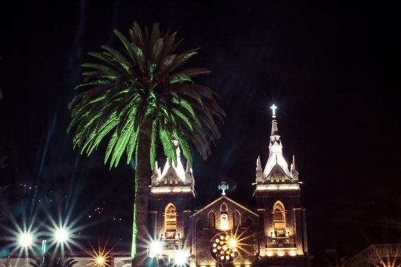 Ecuador Banos Church Backpacking backpacker Travel