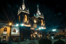 Ecuador Banos Church Backpacking backpacker Travel