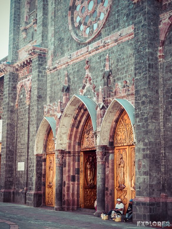Ecuador Banos Church Backpacking backpacker Travel