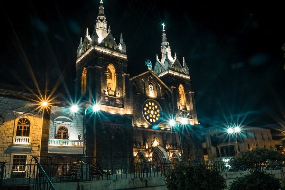 Ecuador Banos Church Backpacking backpacker Travel