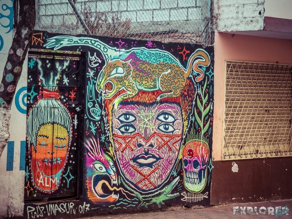 Ecuador Banos Graffiti Backpacking Backpacker Travel