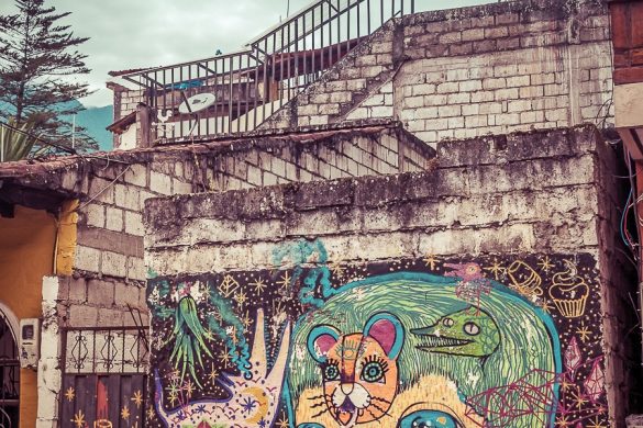 Ecuador Banos Graffiti Backpacking Backpacker Travel