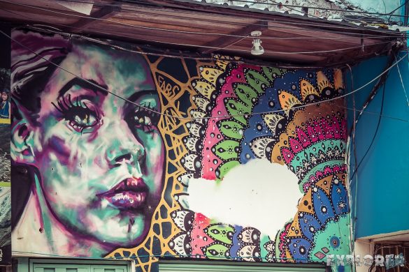 Ecuador Banos Graffiti Backpacking Backpacker Travel