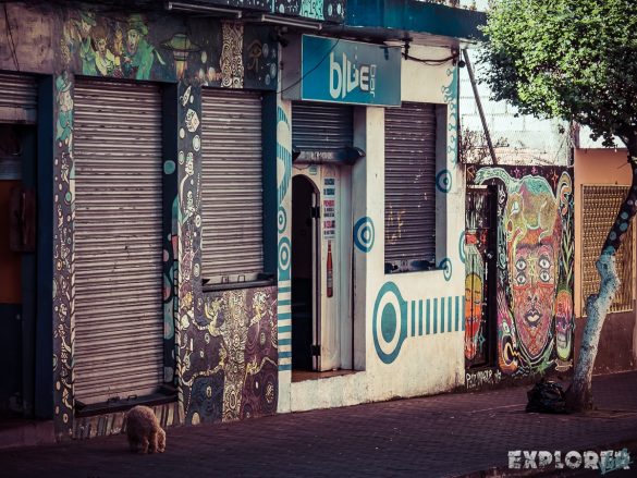 Ecuador Banos Graffiti Backpacking backpacker Travel