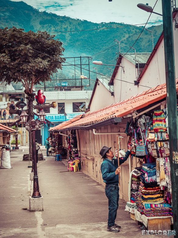 Ecuador Banos Market Backpacking Backpacker Travel