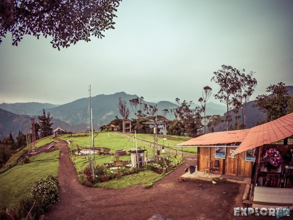 Ecuador Banos Mirador Morning Backpacking backpacker Travel