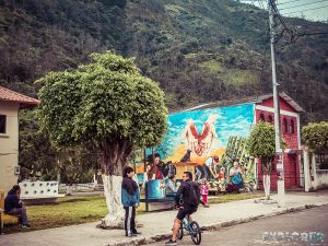 Ecuador Banos Mural Backpacking Backpacker Travel