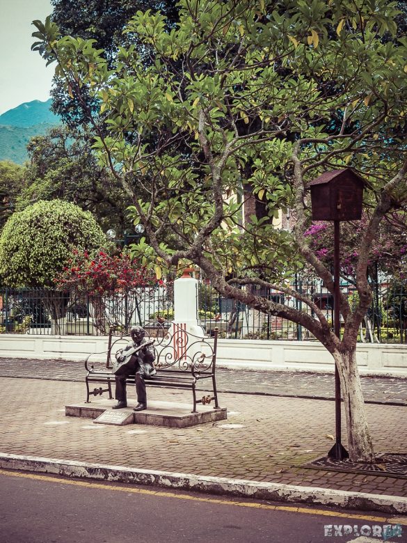 Ecuador Banos Park Backpacking Backpacker Travel