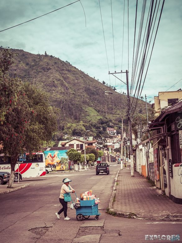 Ecuador Banos Toffee Seller Backpacking Backpacker Travel