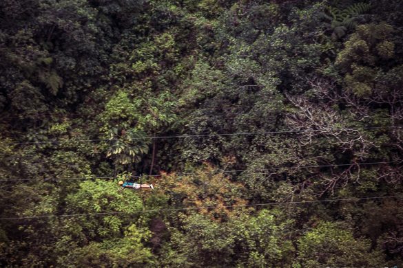 Ecuador Banos Ziplining Backpacking Backpacker Travel