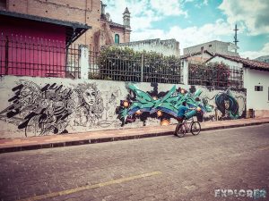Ecuador Cotacachi Graffiti Backpacking Backpacker Travel