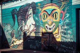 Ecuador Otavalo Graffiti Backpacker Backpacking Travel