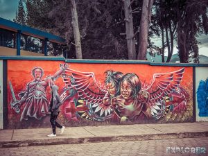 Ecuador Otavalo Graffiti Backpacking Backpacker Travel