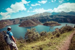 Ecuador Otavalo Laguna Cuicocha Backpacking Backpacker Travel