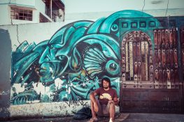 Ecuador Otavalo Mural Vuanro Backpacker Backpacking Travel