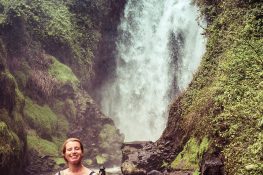 Ecuador Otavalo Peguche Waterfall Backpacker Backpacking Travel