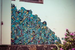 Ecuador Santa Cruz Galapagos Graffiti Backpacking Backpacker Travel