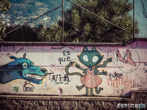 Equador Quito Alamor Graffiti Backpacking Backpacker Travel