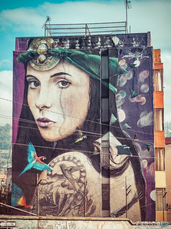 Equador Quito Alamor Mural Mantra Rea Detonarte Backpacking Backpacker Travel