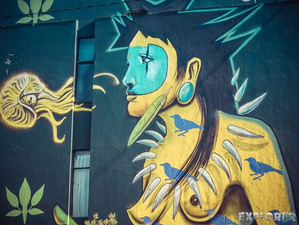 Equador Quito Alamor Mural Steep Detonarte Backpacking Backpacker Travel