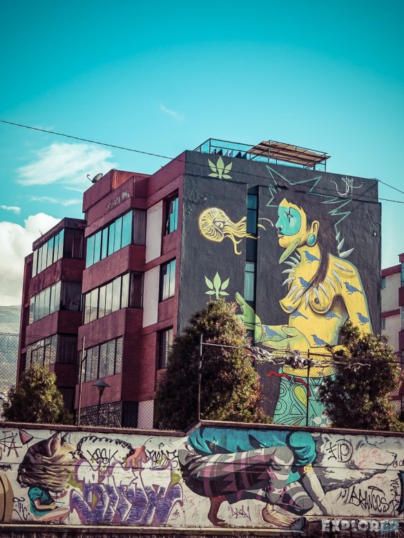 Equador Quito Alamor Mural Steep Detonarte Backpacking Backpacker Travel