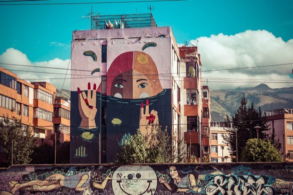 Equador Quito Alamor Mural Vera Primavera Detonarte Backpacking Backpacker Travel