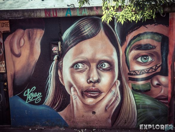 Equador Quito Quitumbe Mural Tenaz Backpacking Backpacker Travel