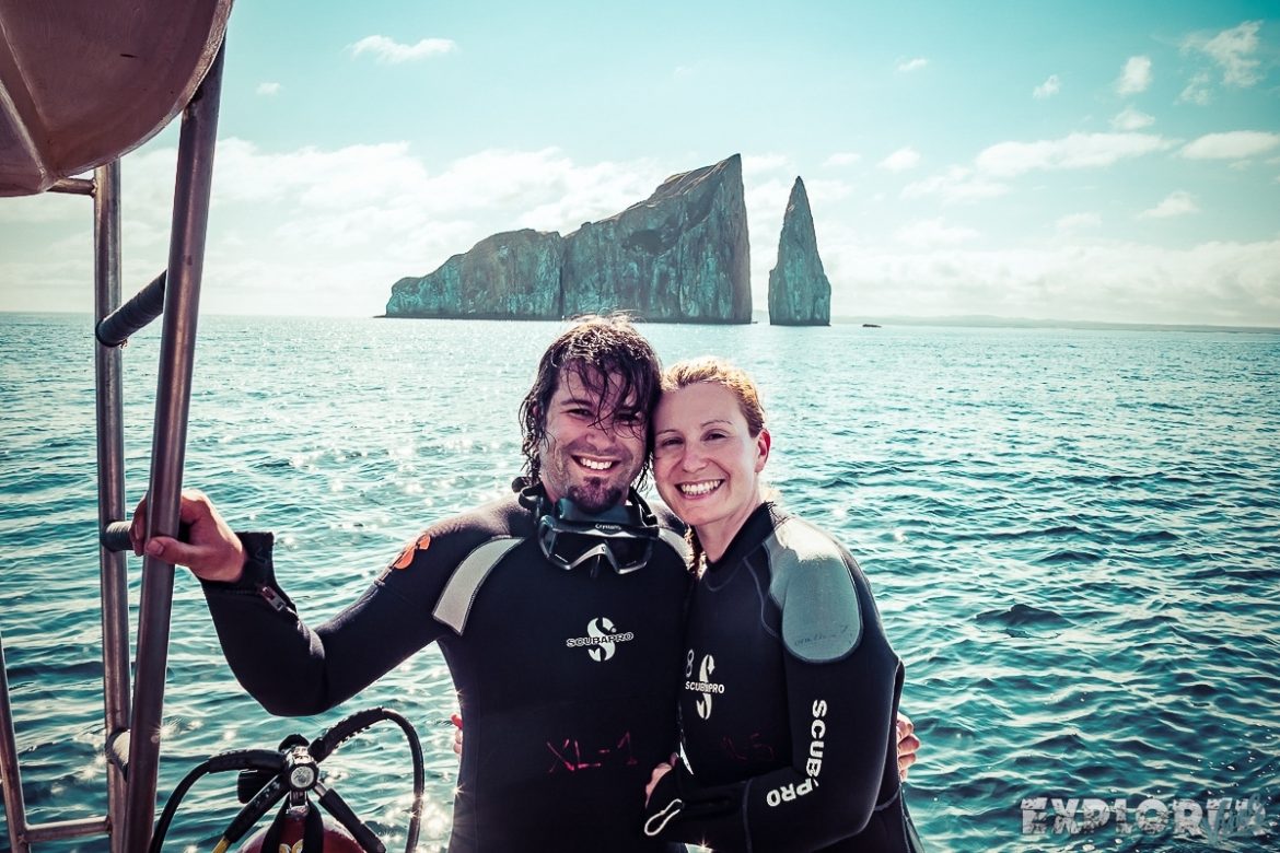 Galapagos San Cristobal Kicker Rock Scuba Diving Backpacking Backpacker Travel